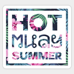 Hot Muay Summer Sticker